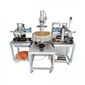 Fully automatic flat/circular seat cushion nailing machine Fully automatic flat/circular seat cushion nailing machine